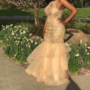 Gold Prom Dress